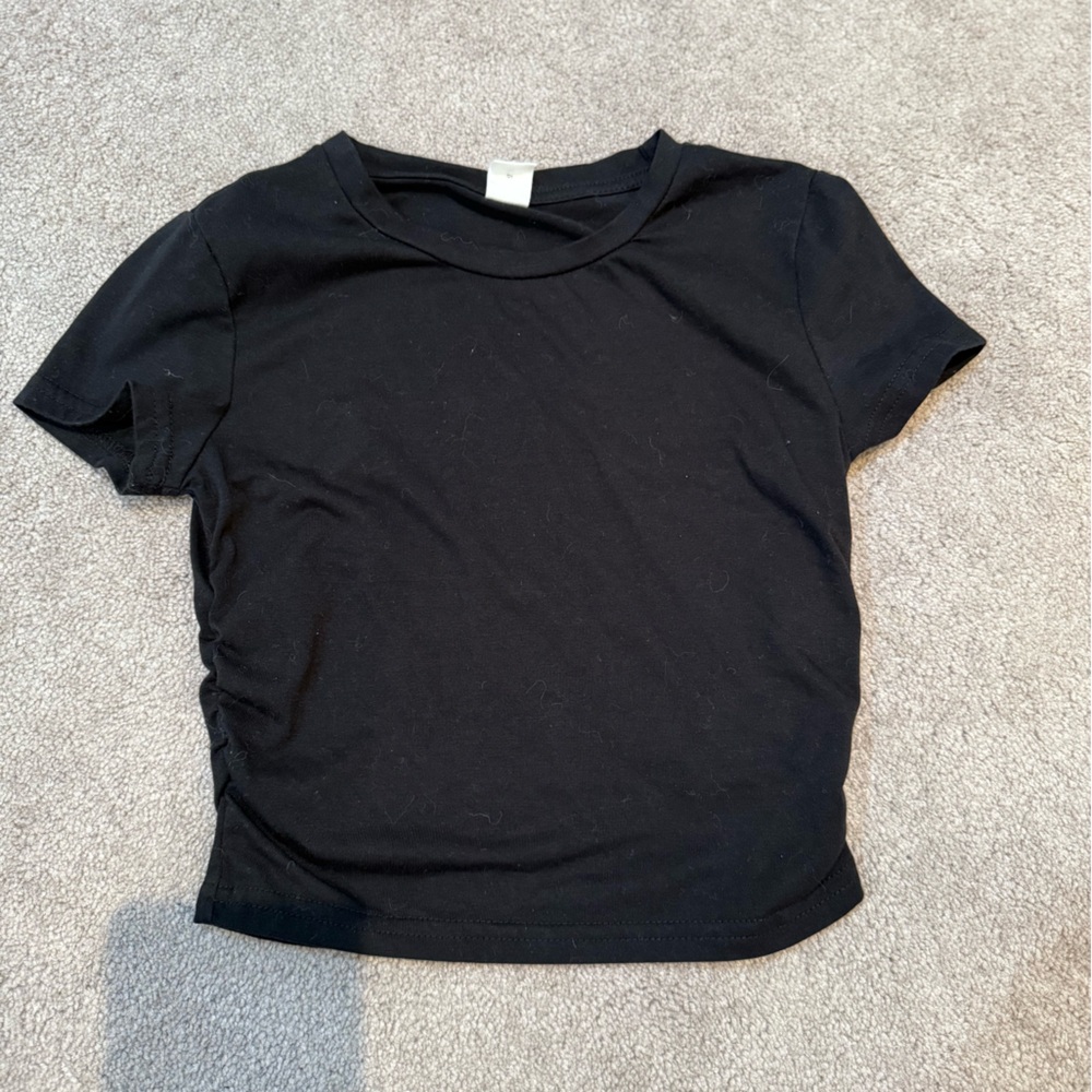 SHEIN Black Casual Tee